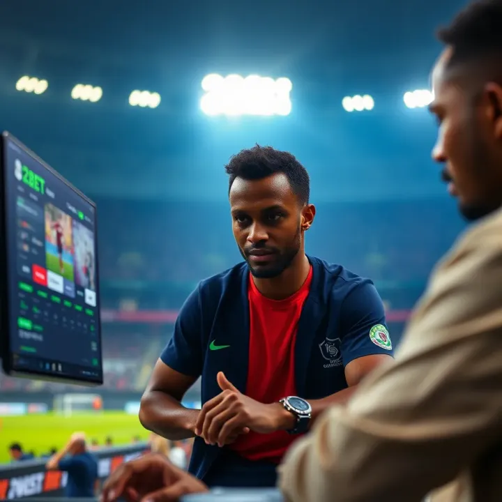User confidently placing a bet on the 22Bet platform with focus on La Liga games and strategic betting choices