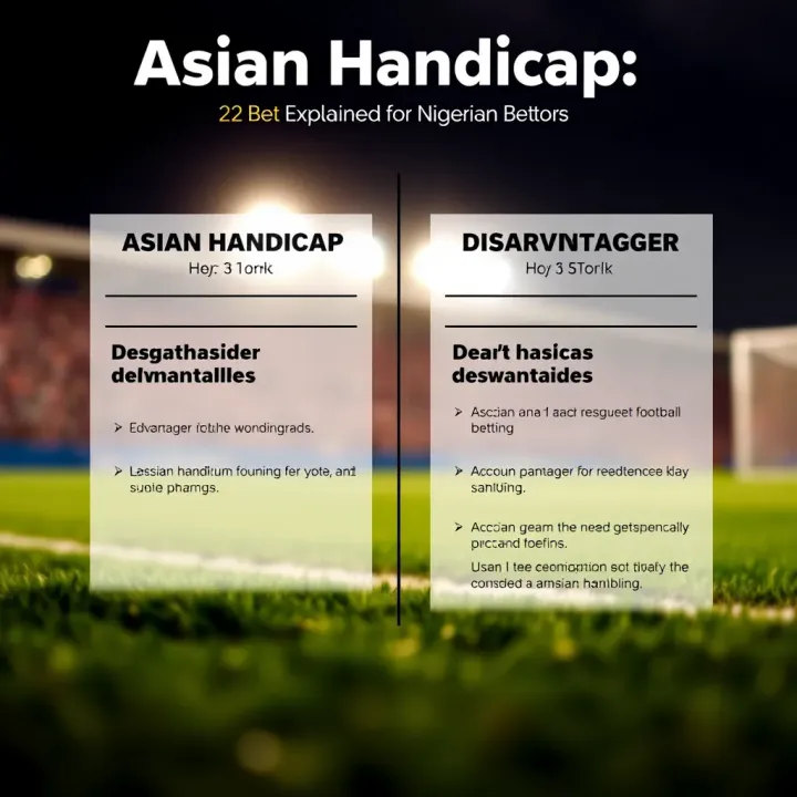 Graph showing advantages and disadvantages of Asian handicap betting in football