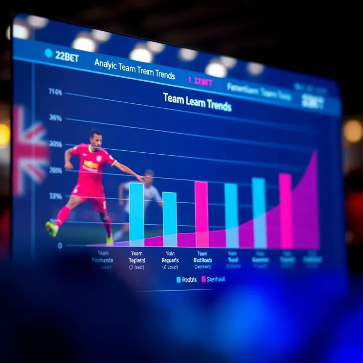 Graph illustrating team performance trends and statistics used for informed EPL betting