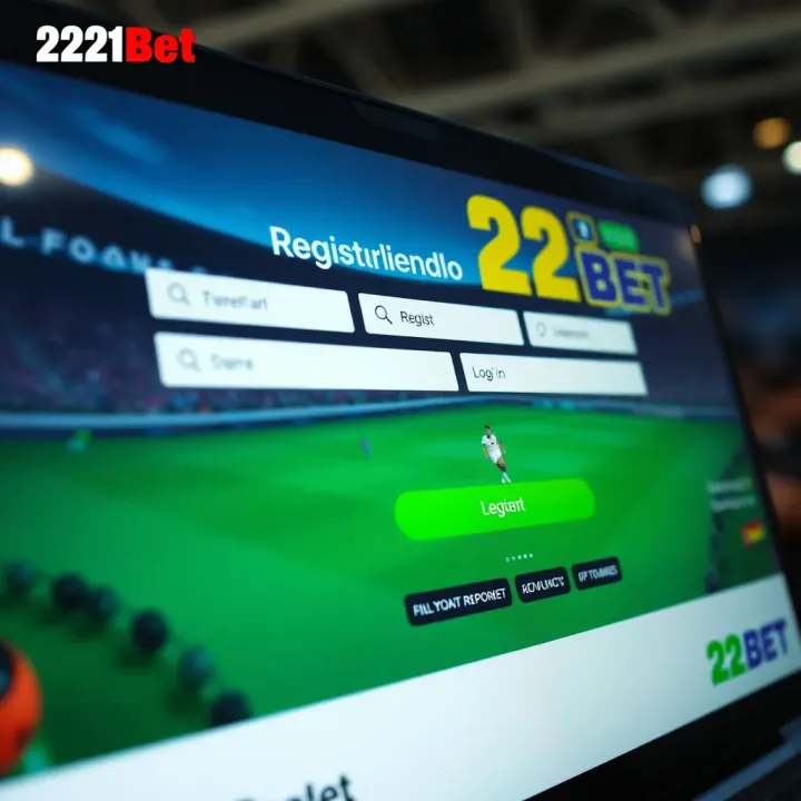 User interface showing account registration form on a betting platform