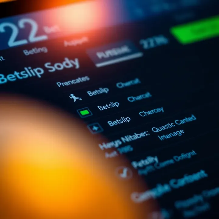 Close-up of a betting application screen displaying betslip generation and management tools with clear user options