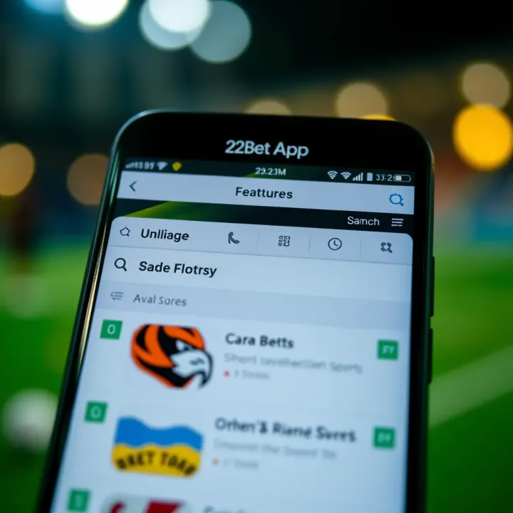 Screenshot showing the main menu of an early mobile betting platform highlighting available sports and betting options