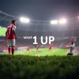Diagram illustrating the concept of '1 Up' in sports betting on a digital platform