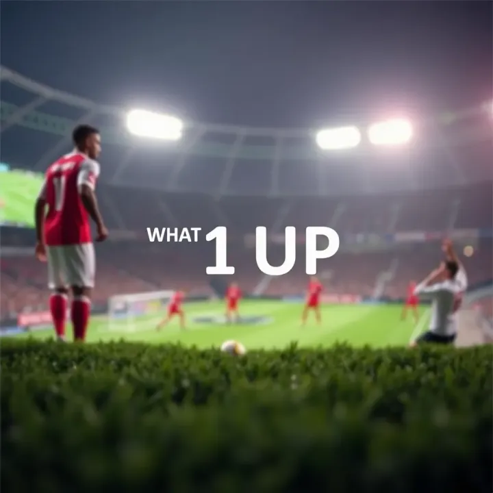Illustration of '1 Up' Concept in Sports Betting on 22Bet Diagram illustrating the concept of '1 Up' in sports betting on a digital platform